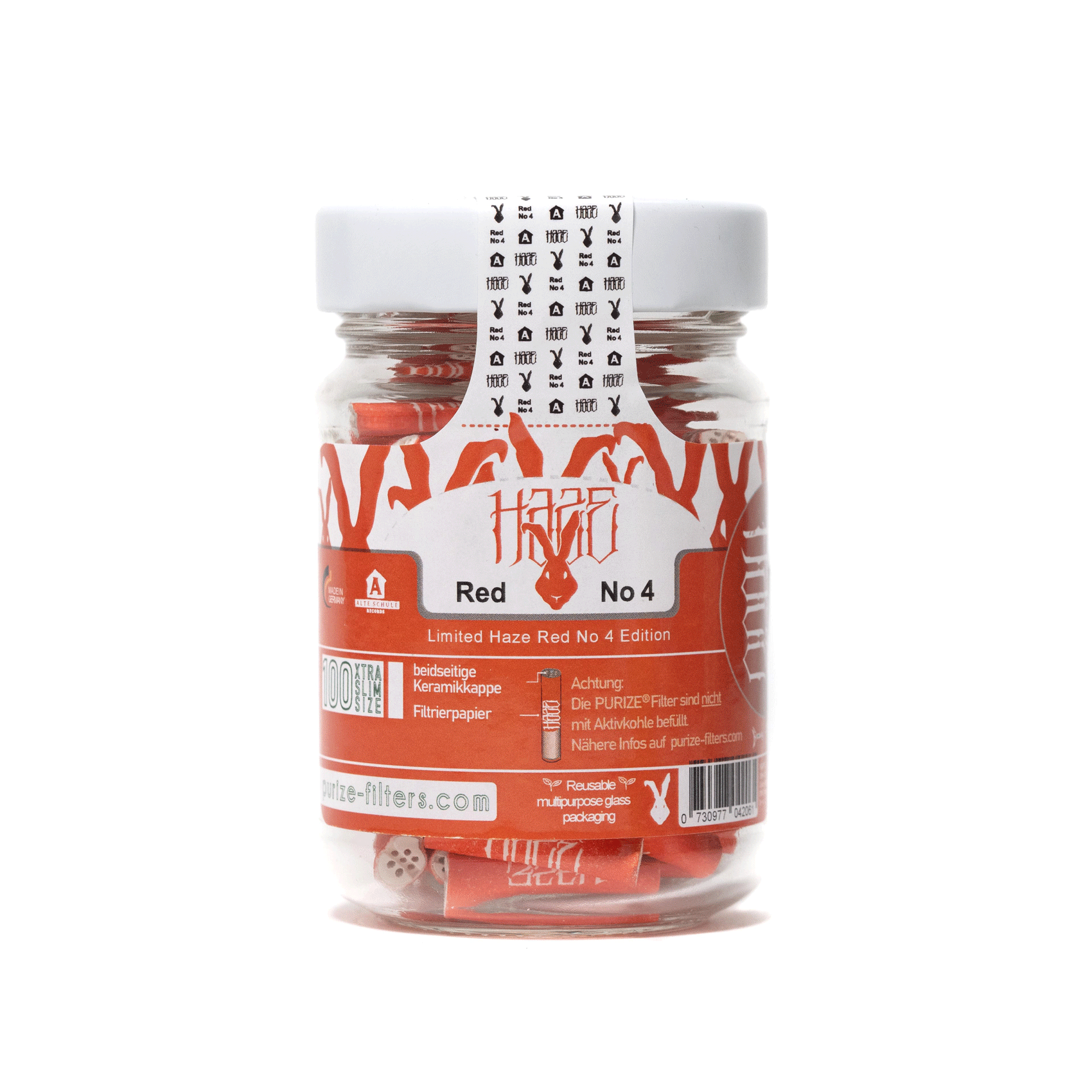 Revitalizing Cleanse P24 Foil版 HAZE Glas | 100 XTRA Slim Size ohne Aktivkohle